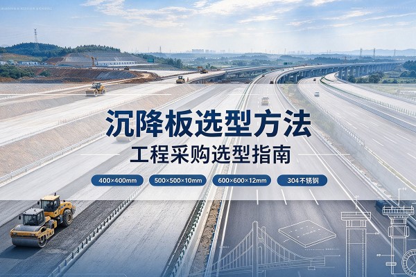 景洪沉降板选择方法