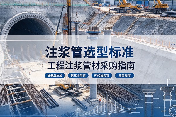 景洪注浆管选型标准